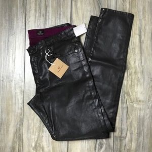AG The Legging Super Skinny Leatherette Jeans